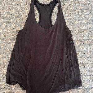 lululemon athletica Black Racerback Tank - Relaxed Fit